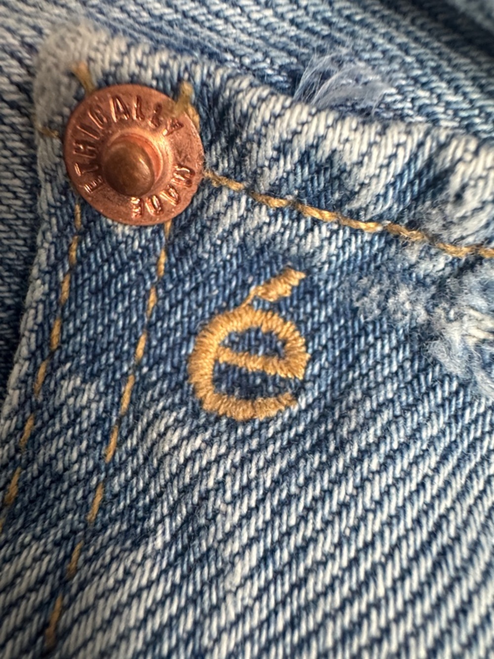 #84 🌷Etica Pale Blue High-Rise Boyfriend Jeans - Picture 5 of 6